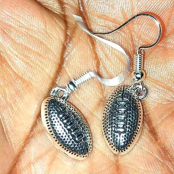 Super cute football sports earrings for women and kids - Picture 2 of 5